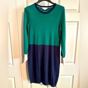 Boden Colorblock sweater dress 10 R